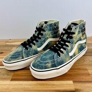 Vans Sk8-Hi Reissue Tie Dye Skull High Top Skate Sneakers - Women's 8.5‎